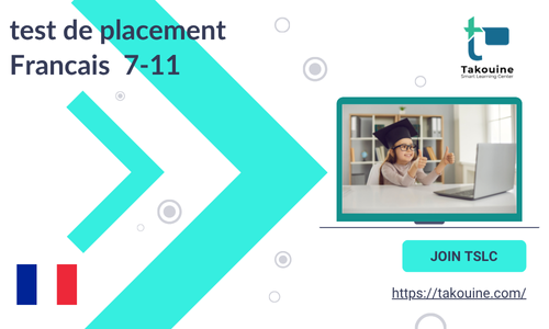 test de placement Francais  7-11