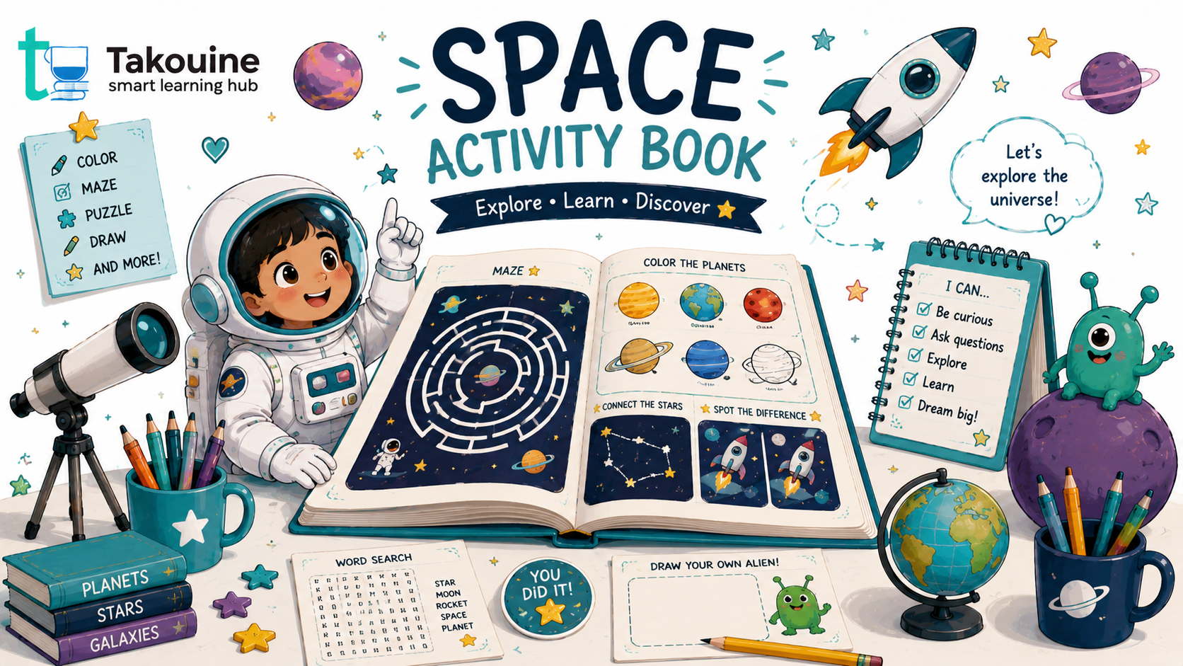 Space Activity Book