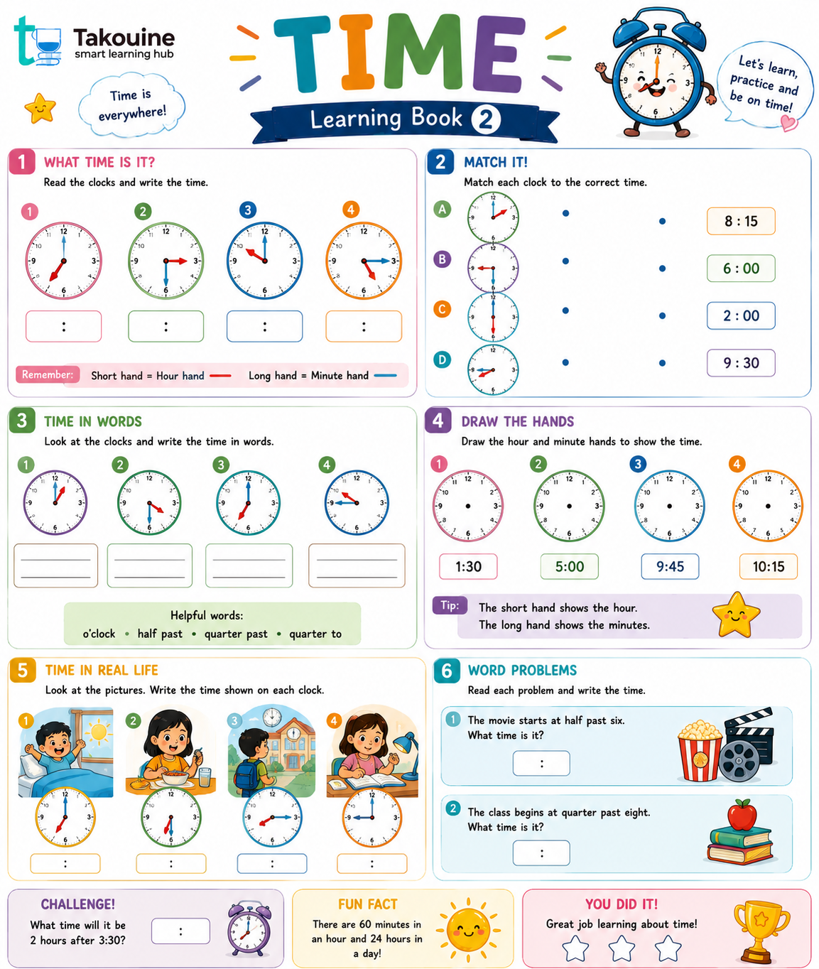 Time Learning Book 2