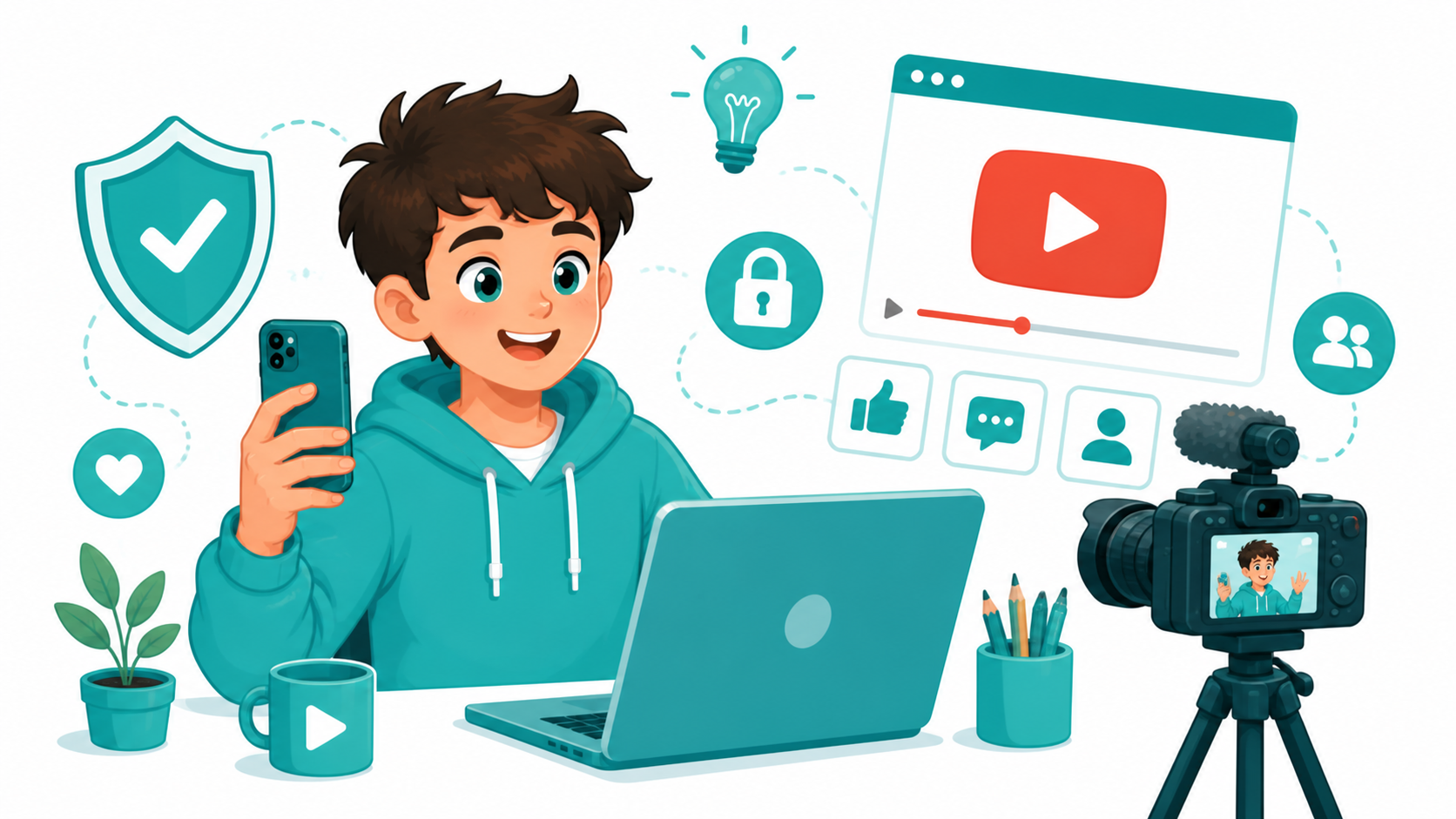 Créer contenu YouTube responsable