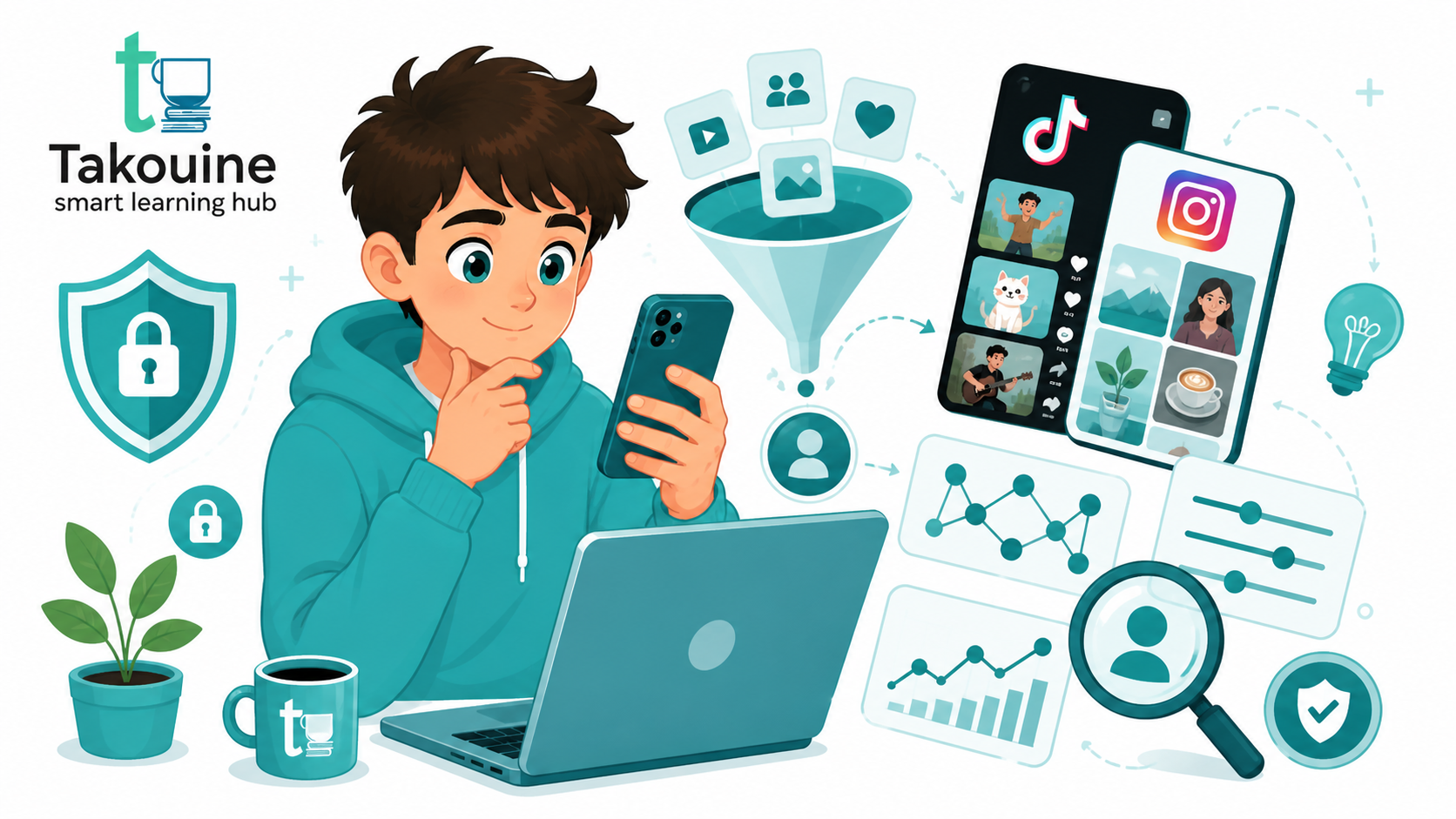Comprendre algorithmes TikTok/Insta