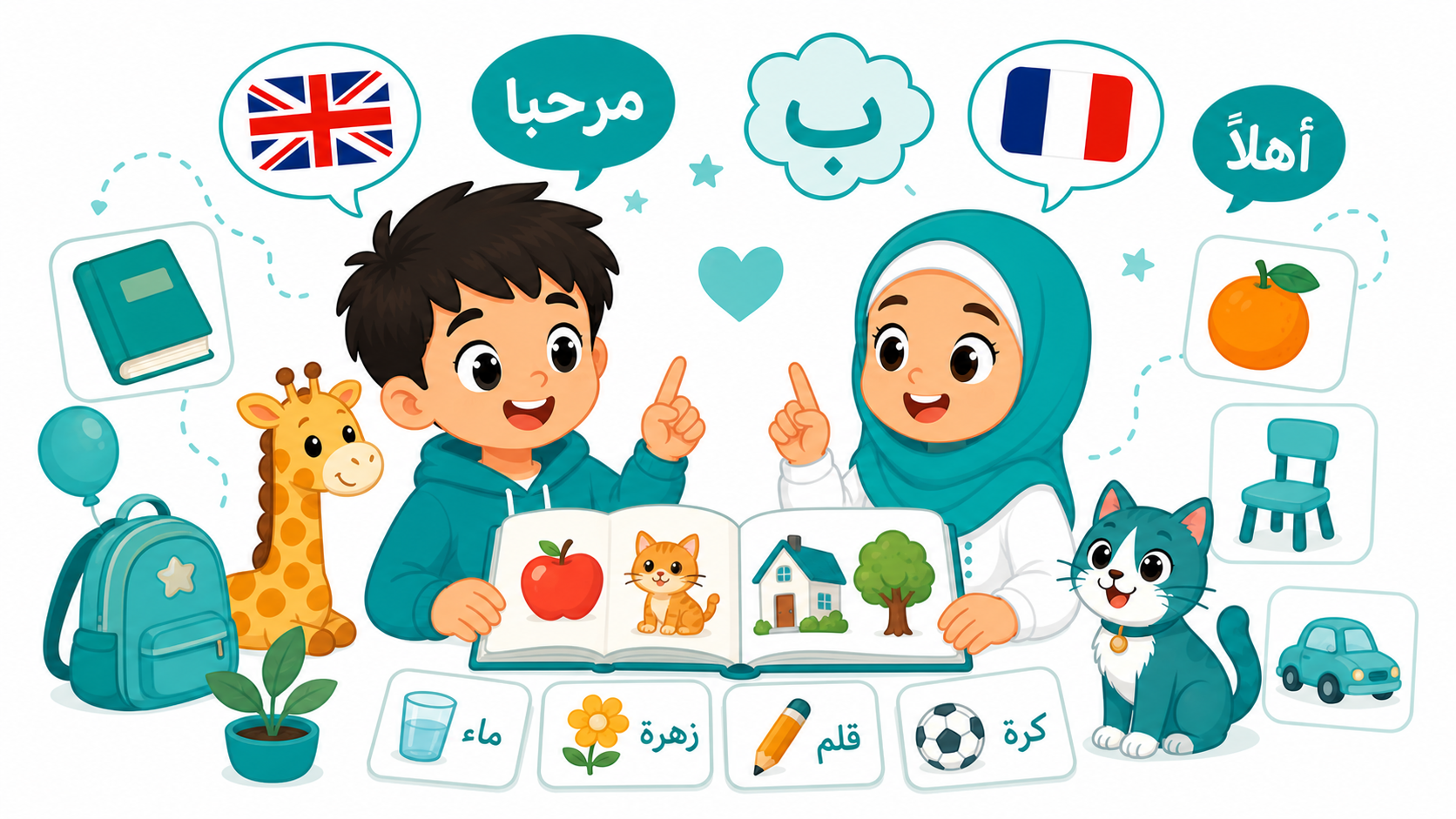 Arabe enfants — Premiers mots