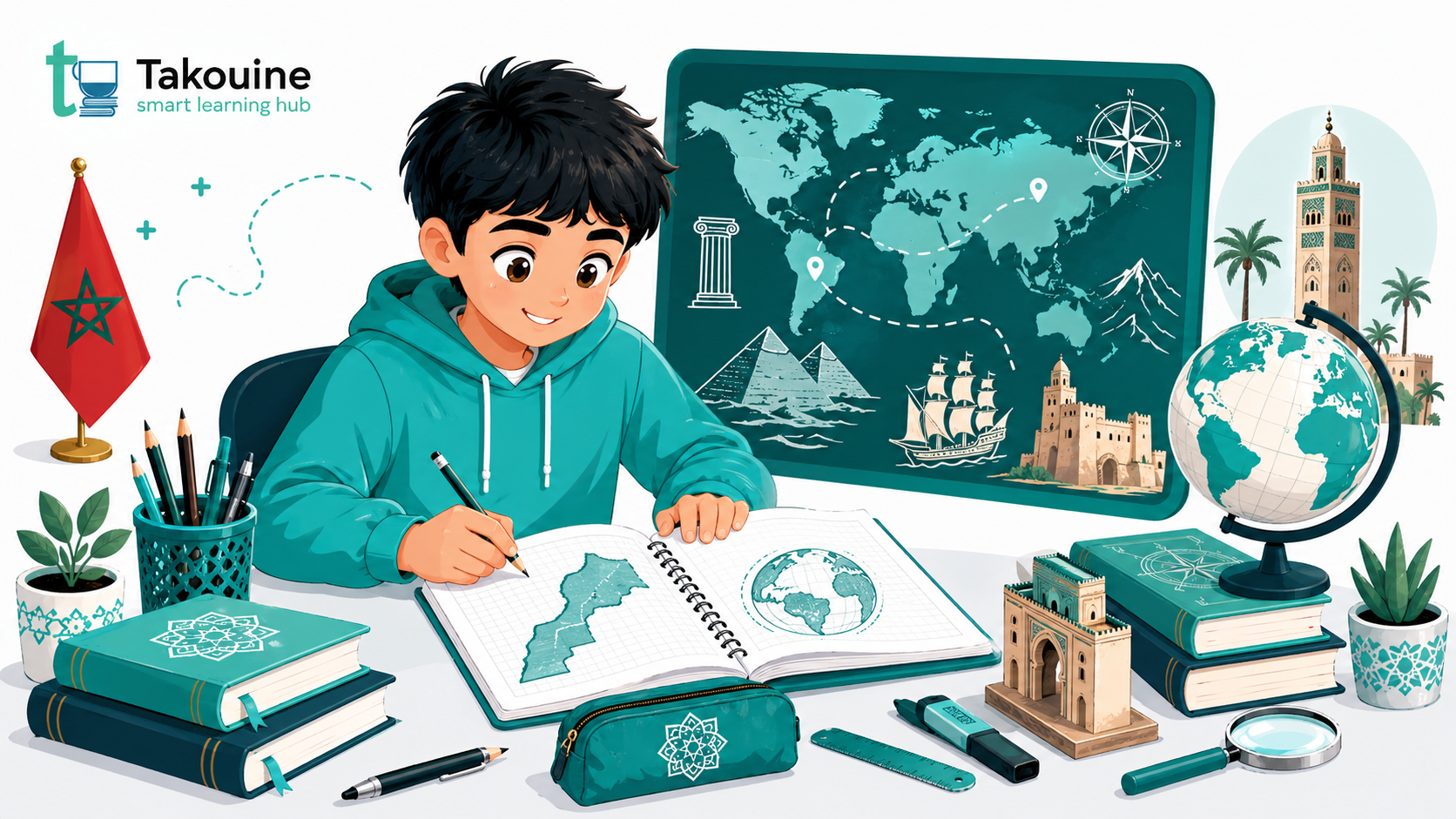 Histoire-Géo collège — Maroc &amp; monde