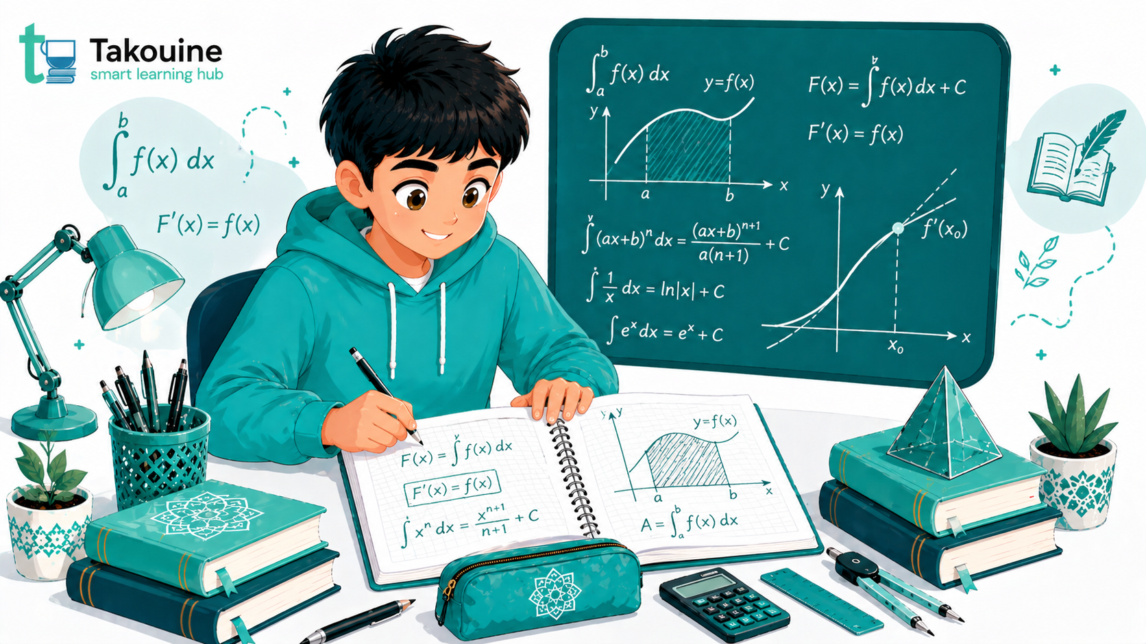 Bac SM — Intégrales &amp; primitives