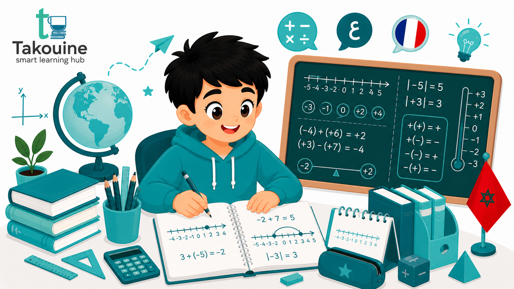 Math 5ème — Nombres relatifs